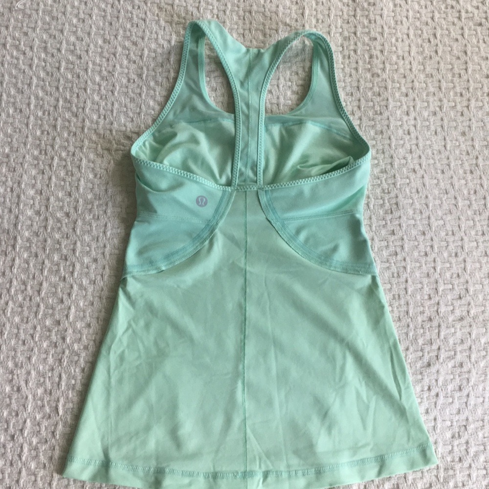Lululemon scoop neck tank top - light blue - Picture 5 of 8